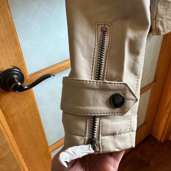 NWT! LA Coalition Women’s Sz Sm Faux Suede Long Sleeve Faux Pockets Zip Jacket - Picture 9 of 15